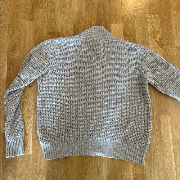 Faherty Men's Light Gray Crewneck Sweater - Picture 3 of 5